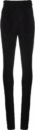Philipp Plein Pantaloni Cashmere Crystal - Nero