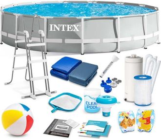 OEM Piscina De Jard&iacute;n Con Estructura De 457 X 107 Cm 18 En 1 Intex 26724