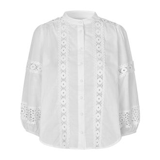 Lollys Laundry Dames, Blouses & Shirts, Wit, Maat: XS