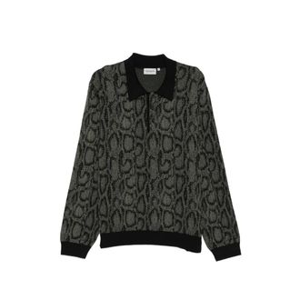 Carhartt Work in Progress Snake-print Polo Shirt