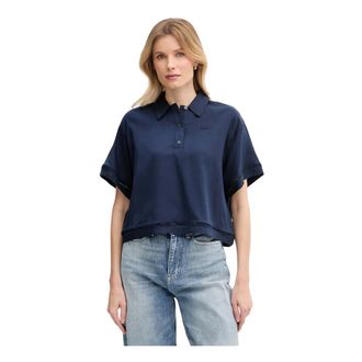 Lacoste Dames, Tops, Blauw, Maat: XS