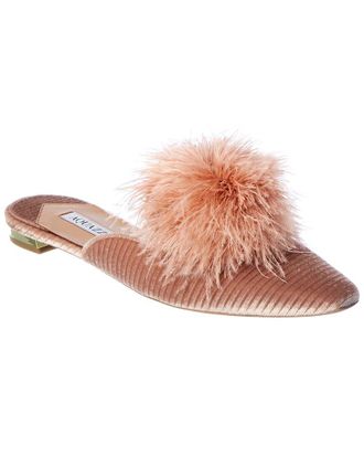 Aquazzura Boudoir Corduroy Mule
