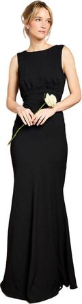 Coast Honoured Sleeveless Cowl Back Maxi Bridesmaid Dress, 10, Black
