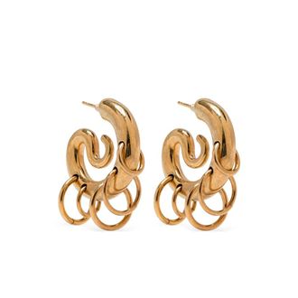 Panconesi Accessoires, Dames, Geel, ONE Size, P Oorbellen