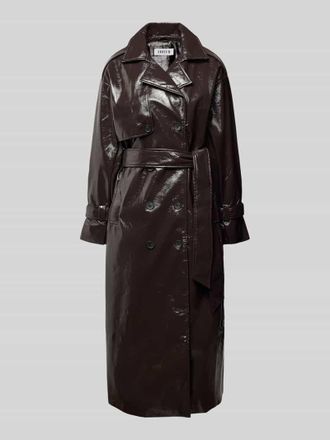 Edited Trenchcoat mit Reverskragen Modell Birgit in Dunkelbraun, Gr&ouml;&szlig;e 34
