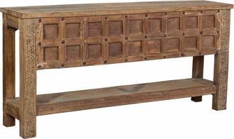 Wanderlust Deco Recibidor De Madera Marr&oacute;n 174x37x83