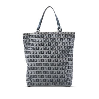 Fendi Pre-owned Womens Zucchino Canvas Tote - Light Grey Textile - One Size