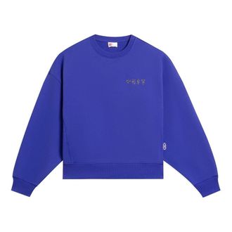 Li-Ning (WMNS) Li-Ning Small Logo Sweatshirt Blue AWDSC94-4