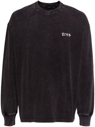 Five CM logo-print cotton t-shirt - men - Cotton - S - Grey