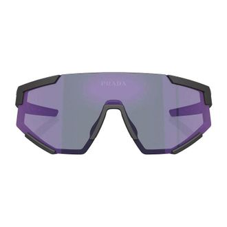 Prada PS04WSDG006F Rectangle Rimless Sunglasses - Purple