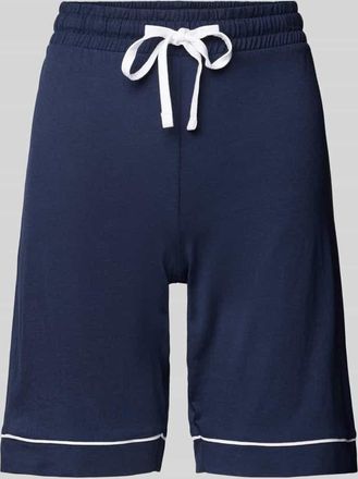 Christian Berg Pyjama-Shorts mit elastischem Bund in Dunkelblau, Gr&ouml;&szlig;e XS
