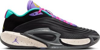 Nike Jordan Mens Michael Jordan Luka 3 - Basketball Shoes Black/Purple/Teal Size 10.0