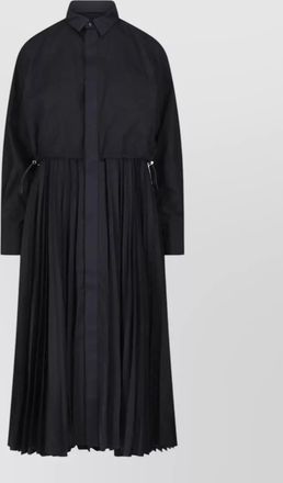 sacai knee-length midi dress
