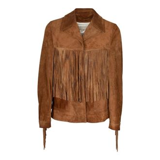 Golden Goose Dames, Jassen, Bruin, Maat: XS Su&egrave;de