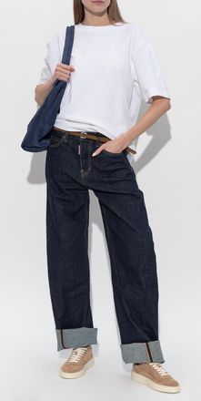 Dsquared2 T-shirt With Logo, Womens, White