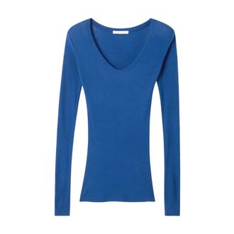 American Vintage Dames, Truien, Blauw, Maat: M