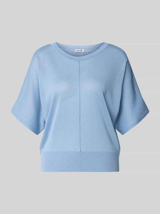 More & More More & More Relaxed Fit Oberteil aus Viskose-Mix in Strick-Optik in Hellblau, Gr&ouml;&szlig;e 42