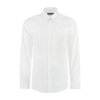 Dolce & Gabbana Formal Shirts, male, White, Size: 3XL Classic Button-Up Shirt