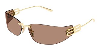 Balenciaga BB0484S Asian Fit 004 Womens Sunglasses Size 76