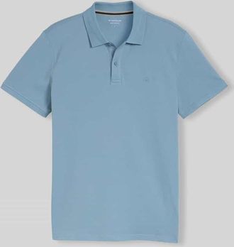 Tom Tailor Regular Fit Poloshirt aus reiner Baumwolle in Rauchblau, Gr&ouml;&szlig;e XXXL