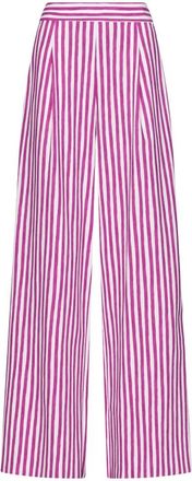 JapanTKY Kona Long Dessin Wide Broeken - Dames - Wijde Broeken - Roze - S - Broeken