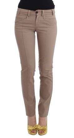 Cavalli Dress Skinny Slim Straight Chinos Womens Pants