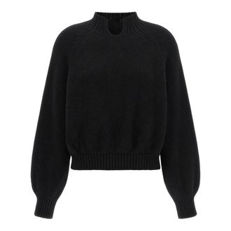 Khaite Truien & Vesten, Dames, Zwart, S, Kasjmier, Cain Sweater