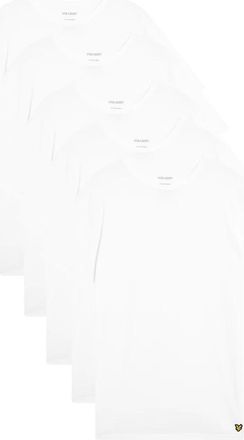 Lyle & Scott Heren, Tops, Wit, Maat: 2XL Katoen