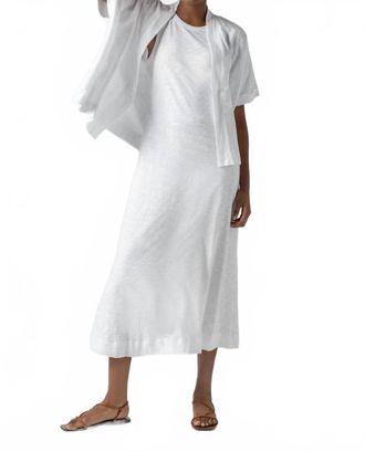 Lilla P Travel Cardigan In White