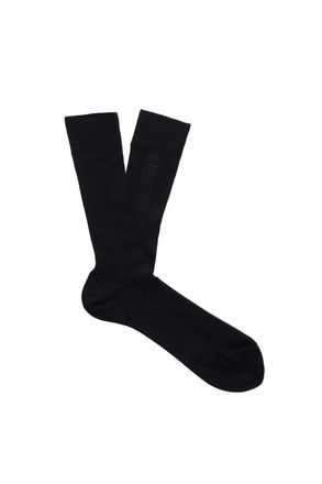 Tom Ford COTTON RIBBED SOCKS Size: L, colour: BLACK
