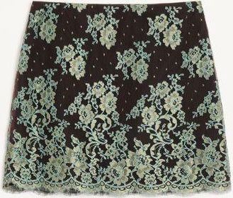 Valentino Short Lace Skirt Wo