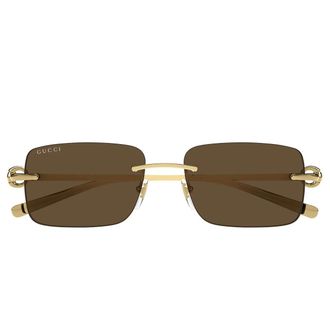 Gucci Sunglasses Gg1703 S 004 Gold/Brown Unisex