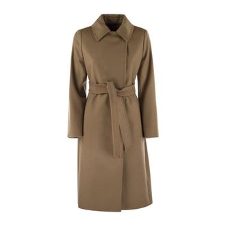 Max Mara Jassen, Dames, Bruin, L, Wol, Bcollag Woljas