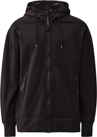 C.P. Company Diagonal Raised Fleece Goggle Hooded Sweatshirt