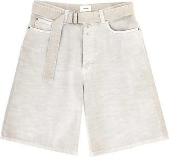 Haikure denim shorts met riem