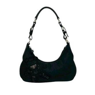 Prada Pre-owned Shoulder Bags, female, Black, Size: ONE SIZE Pre-owned Shoulder Bag
