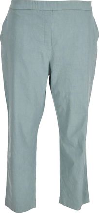 Theory Pants in Light Blue Linen