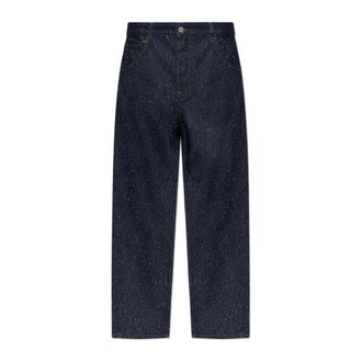 Jacquemus Straight Jeans, male, Blue, Size: W31 Vintage-effect Jeans