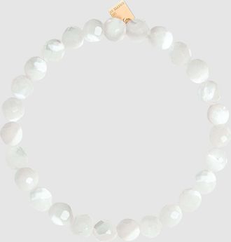 Ginette NY Bracelet Pixie Ever Perles Nacre Blanche Or Rose