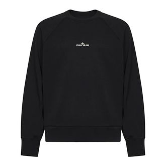 Stone Island Crewneck Sweatshirt - male - Stone Island - Sweatshirts - Black - 2XL - Sweatshirts & Hoodies