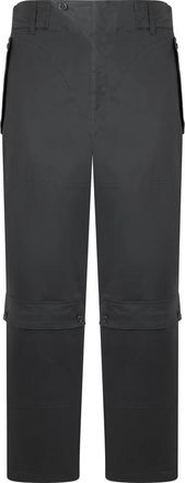 Moschino Casual Broek met Zakken - Heren - Straight fit broeken - Grijs - 2XL - Katoen - Broeken