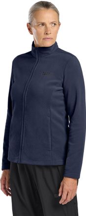 Jack Wolfskin Fleecejacke JACK WOLFSKIN TAUNUS, Damen, Gr. L (42/44), blau (night blau), Fleece, Obermaterial: 100% Polyester, normal, Jacken Fleecejacke, leichter,