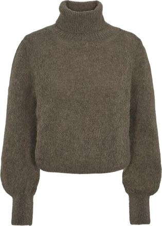 Americandreams Piro Rollneck - Dames - Coltruien - Grijs - M - Wol - Truien & Vesten