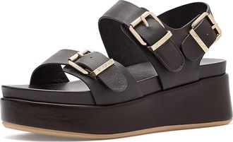 J/Slides Brooke Womens Dress Sandals Dark Brown : 7.5 M, Leather/Suede