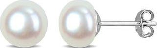Delmar Sterling Silver Cultured Pearl Stud Earrings at Nordstrom Rack