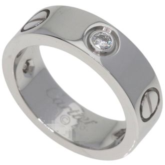 Cartier Love White Gold (18K) Band Ring (Pre-Owned)