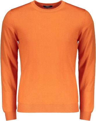 Fedeli Truien - Heren - Cashmere truien - Oranje - L - Truien & Vesten