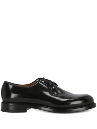 Ortigni lace-up flat shoes - men - Calf Leather/Rubber/Calf Leather - 41.5 - Black
