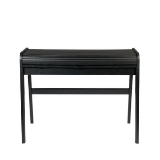 Zuiver Escritorio de madera negra con apertura corredera