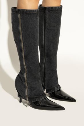 Diesel Heeled Boots D-VENUS, Womens, Black